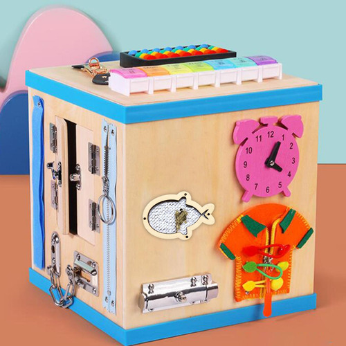 4 Montessori Busy Board Sequin Con Áureo Con Áureo