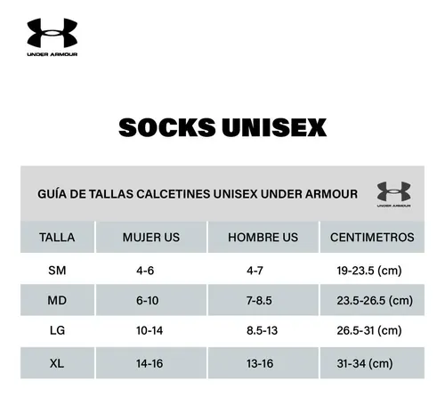 Medias Under Armour Heatgear® Quarter - 3 Pares-negro