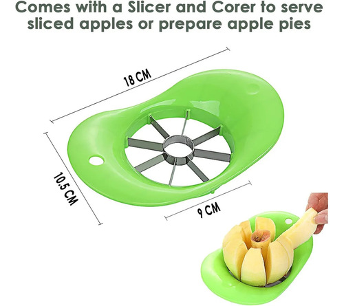 New Descascador De Maçãs Com Manivela W, Cortador De Maçãs