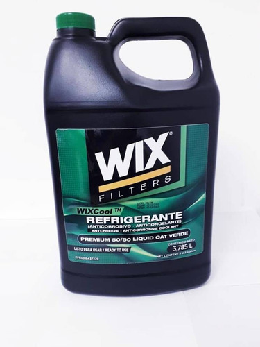 Refrigerante Wix Cool Premium 50/50 Galon Calidad Adcelco