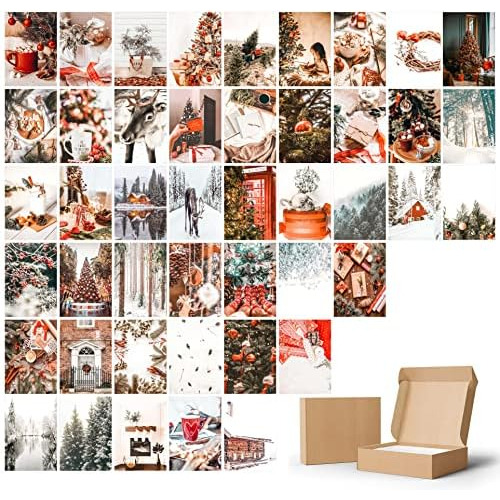 Kit De Collage De Pared Decoración De Navidad, Imágen...