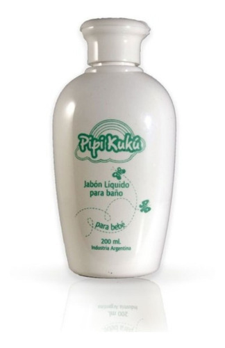 Botella Jabon Liquido Pipikuku Para Baño Bebes X 200ml