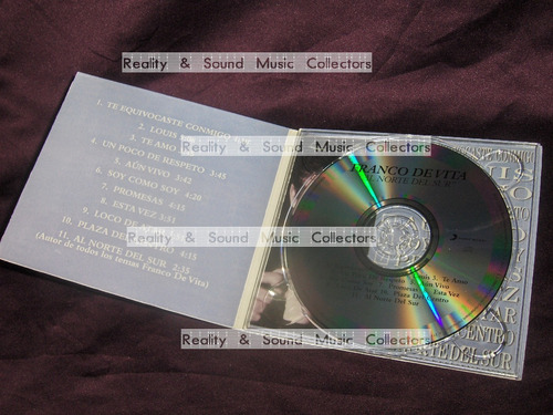 Franco De Vita Al Norte Del Sur Cd 2012 Reedicion Digipack (Usado)