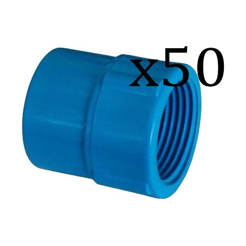 Terminal Hi Pvc Hidráulico 20mm Pack 50 Unidades Aguasol