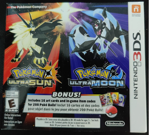 3ds Pokemon Ultra Sun/ultra Moon Veteran Trainers Dual Pack