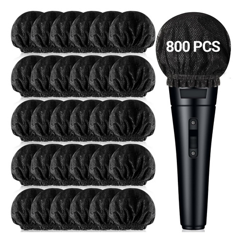 800 Pcs Disposable Microphone Cover Non Woven Handheld ...