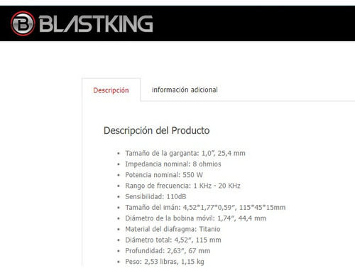 Compression Driver 500w Spt-190b