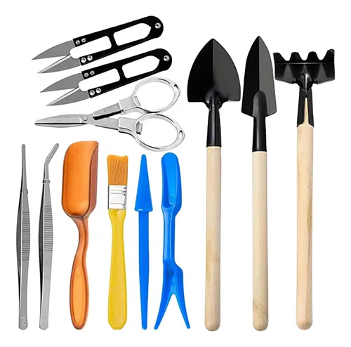 12 Piezas De Herramientas De Trasplante Manual, Herramientas