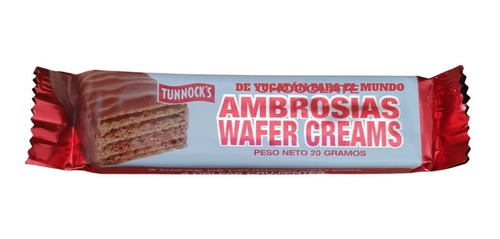 Galleta Ambrosias Oblea Wafer Creams 20g Importado Escocia