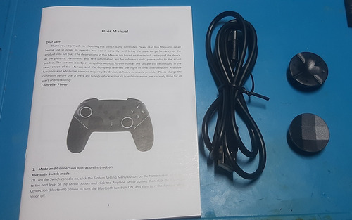 Control Inalambrico Multiplataforma Led Negro (Usado)