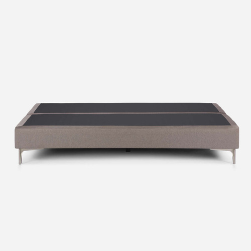 Base Cama Europea Rosen Super King 200 X 200 Cm Ceniza Color Gris