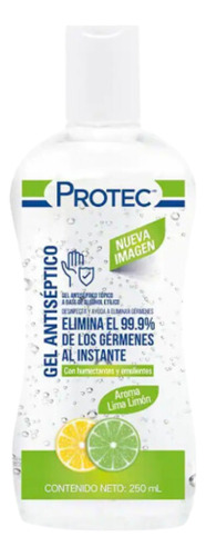 Gel Antibacterial Protec 25 Piezas De 250ml