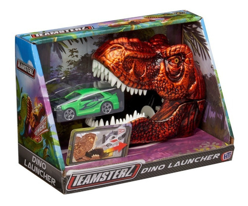 Lanzador Auto Dinosaurio Teamsterz