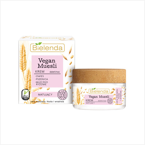 Crema Facial Bielenda Vegan Muesli Rice Milk 50ml