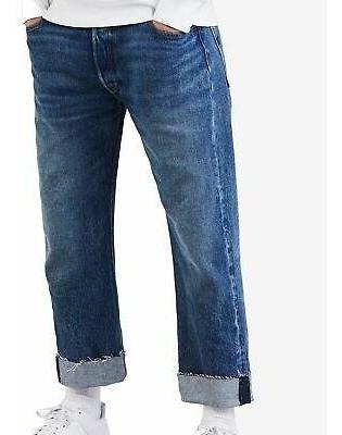 C 6252 Azul Jeans De Tamaño Grande Para Hombres 