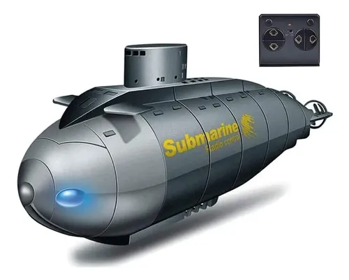 Mini Submarino RC 6 Canales 2.4GHz | Barco Eléctrico Sumergible Con Luces Y Maletín – Regalo Para Niños