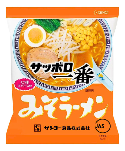 Ramen - Fideos Ins. Sabor Miso X100gr Sapporo Ichiban