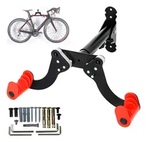 Comprar Soporte de Pared para Bicicleta Colgador de Bicicleta Ajustable con Gancho Tornillo, Percha de Bicicleta Portabicicleta Metal Horizontal Soporte Plegable Mural para Bicicleta Montaña Garaje Casa Hogar