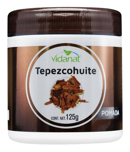 Pomada De Tepezcohuite 125 G Vidanat Tipo De Envase Plástico