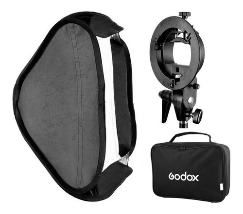 Softbox Godox Iluminacion 80x80cm + Socket Para Flash Tipo S