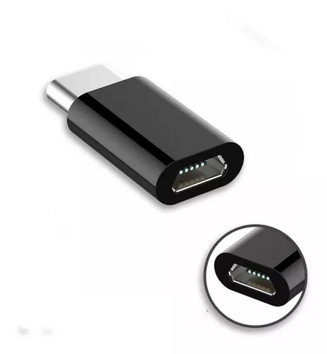 Adaptador USB Tipo C A Micro USB Para Android, Conector, 46% OFF