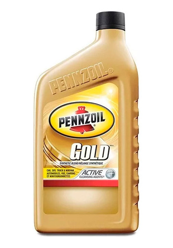 Aceite Motor Pennzoil Gold  5w20 Synthetic Blend
