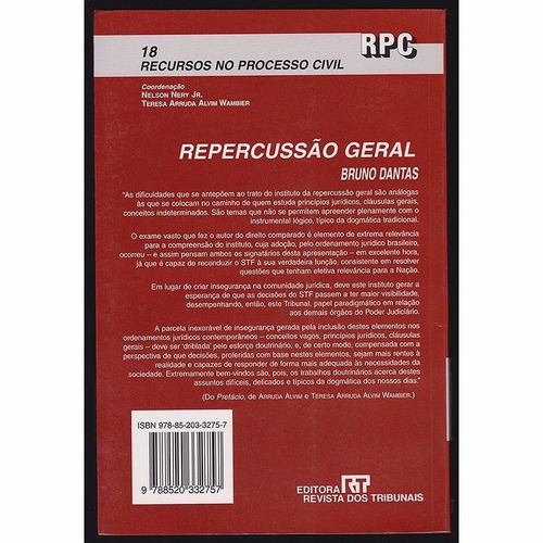 Repercussão Geral- Bruno Dantas