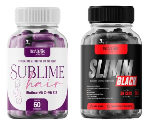 Sublime Hair + Slimm Black Bio Vitalis