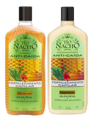 Shampoo Y Acondicionador Tio Nacho Anti-caída. Agro Servicio