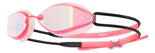 Óculos De Natação Adulto Tracer-x Racing Mirrored Tyr Cor Rosa/Rosa