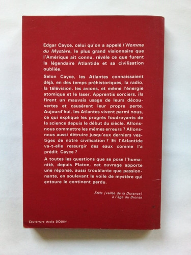 Imagen 2 de 2 de Visions De L´atlantide - Cayce - J´ai Lu 1968 - U