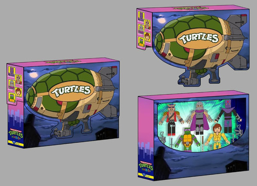 Teenage Mutant Ninja Turtles: Turtle Blimp Deluxe Minimates.