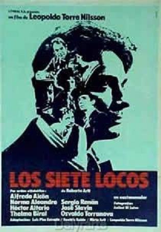 Alfredo Alcon Film 35 Mm Los Siete Locos (1973)