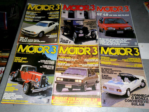 Coleção Completa Revista Motor 3 - 83 Edições Oferta !!!!