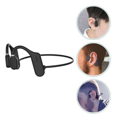 1pc Auricular Inalámbrico De Conducción Ósea A Prueba De Agu