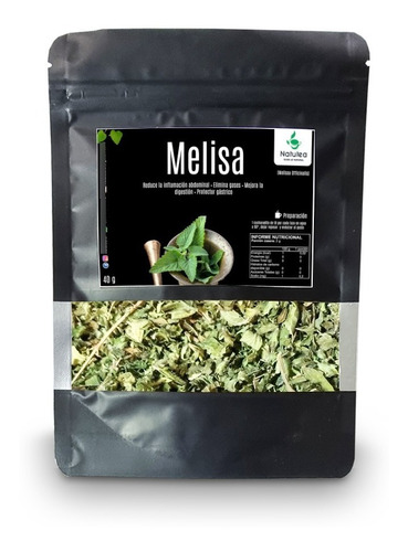 Melisa (toronjil) Hierba Seca 100% Natural 20 G