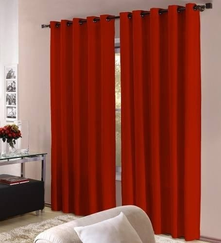 Kit 2 Cortinas Oxford 2,00 X 1,80 M E 4,00 X 2,50 Guaru Casa