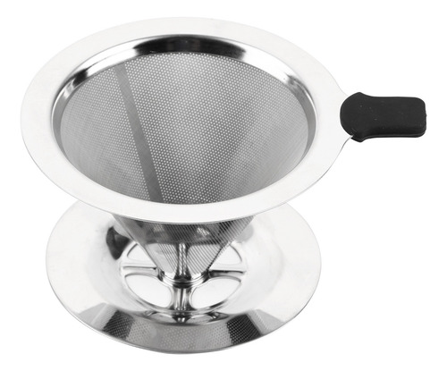Cafetera Pour Over Acero Inoxidable Filtro Doble Malla