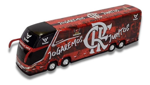 Brinquedo Miniatura De Ônibus Do Flamengo