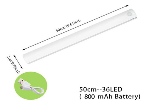 Lámpara Con Sensor De Movimiento 50cm