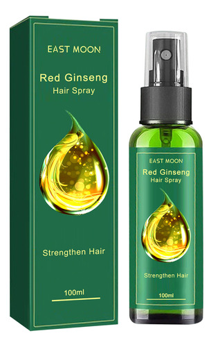 Spray Para Cabello Denso Con Extracto De Ginseng Rojo, Gotas