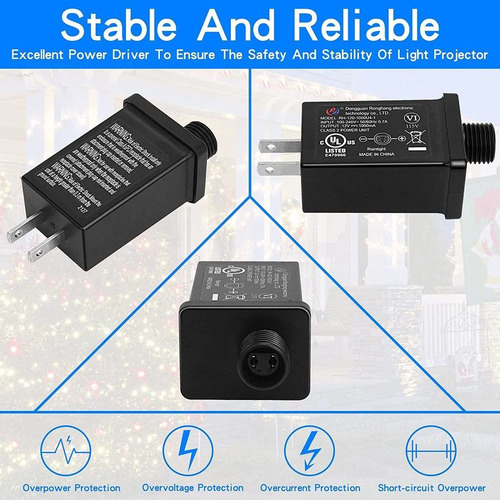 Adaptador De Corriente Us Plug Ac 110v A Dc 12v 1a Inflable