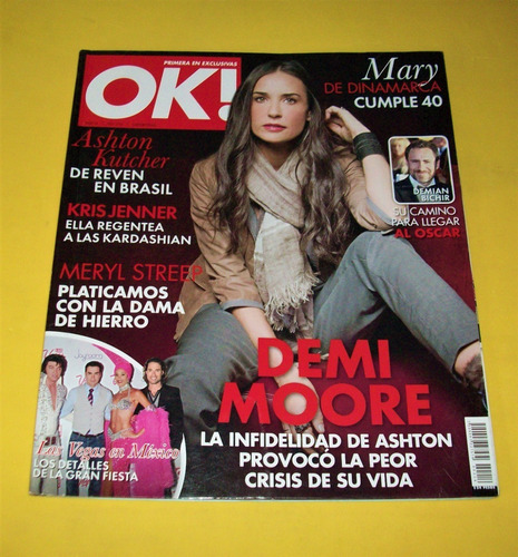 Demi Moore Revista Ok Anahi Danna Paola Moenia Madonna 