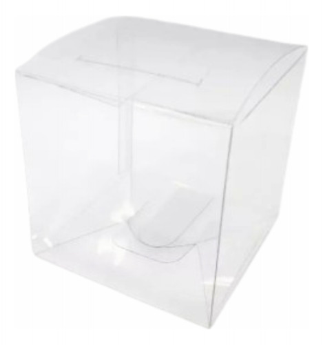 Caja Cubo Pvc Cristal 10x10x10 Pack X20