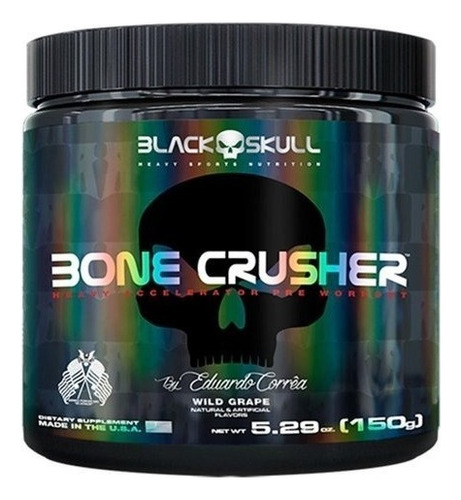 Pré Treino - Bone Crusher - 30 Doses - Black Skull