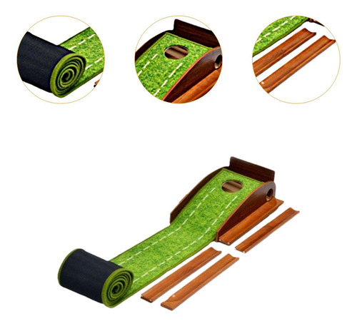 Golf Putting Green Mat Función De Automático De Pelota