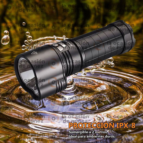 Imagen 4 de 8 de Linterna Fenix Led Profesional 1800 Lumens 425 Mts