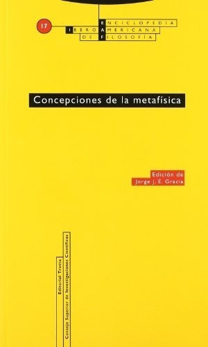 Concepciones De La Metafisica - J. E. Gracia