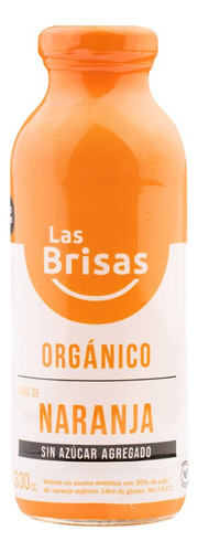 Jugo De Naranja Organico 330cc Las Brisas