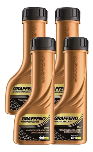 4 Condicionador De Metais Graffeno Nanotecnologia Auto 50ml